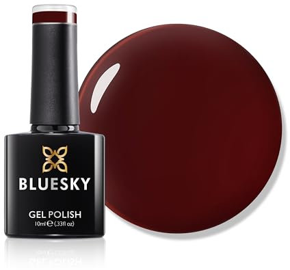 Bluesky Gel Nail Polish 10ml, Rust Radiance - AW2412, Red Gel Nail Polish for 21 Day Manicure, Professional, Salon & Home Use, Requires Curing Under LED UV Nail Lamp