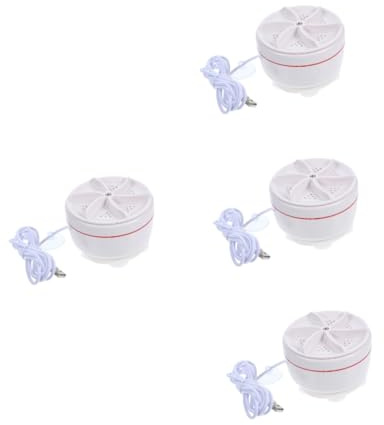 OSALADI 4stücke Mini Waschmaschine Tragbare Ultrasonic Waschmaschine Für Unterwäsche Socken Camping Und Reisen Kompakte Faltbare Lösung Für Kleine Wäschebedarfe