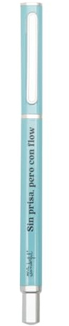 Mr. Wonderful - Boli - Sin prisa, pero con flow - Bolígrado metálico de tinta negra - Bolígrafo personalizado