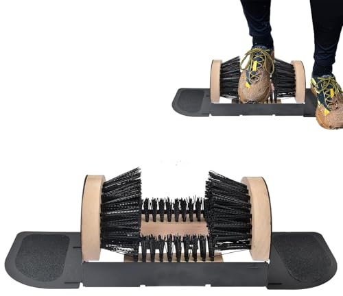 Raschietto for pulire spazzole for stivali e scarpe, Raschietto for pulire spazzole for scarpe, Pulitore for fango for scarpe da esterno, Strumento portatile for pulizia tappetino for porta piatta