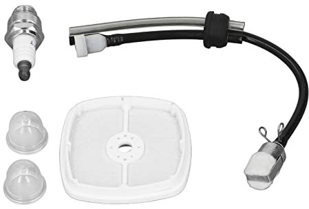 Kit filtro per carburante per carrello ad aria Yueyashux Accessori per falciati set di candele ES250