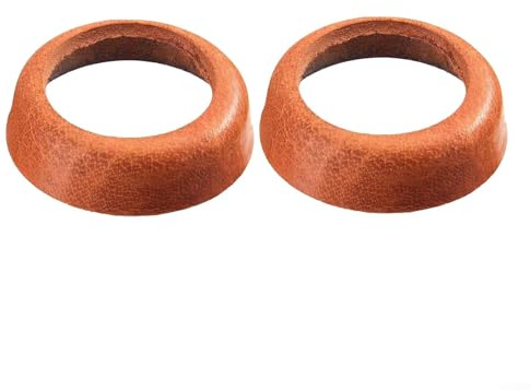 Leder Handpumpe Dichtungen Ersatz Manschette Dichtungen für Garten Wasserpumpe Typ 75 Kolbenhülsen Hinterhof Bewässerungssystem 2 Stück Braun