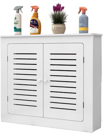 KAFHGEIN Cache Radiateur avec Cache Interrupteur, Étagère Radiateur sans Percer, Grille Cache Radiateur Moderne, Tablette de Radiateur(60x70x20cm)