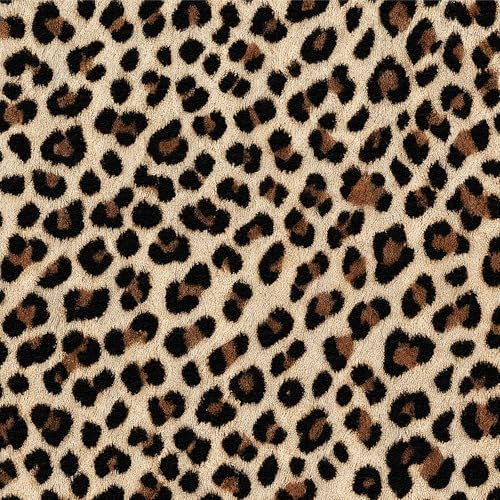 ICYEHAO Papel Pintado Autoadhesivo Leopardo, 44 x 300 cm Papel Pintado Autoadhesivo con Estampado de Leopardo Vinilo Adhesivo para Muebles,Libreria,Sala de Estar, Dormitorio,Baño,Cocina