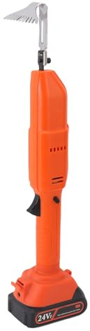 Zerodis Motoazada Eléctrica para Jardín, Cultivadora Inalámbrica para Lechos de Césped, Aireación de Arado de Desmalezado, Batería de 2500 RPM, 1500 MAh, Tiempo de Ejecución de 120 (Enchufe de la UE)