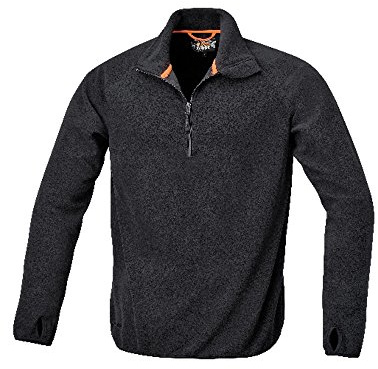 BETA Maglia in Micropile, Taglia XL 7635N /XL-SUETER PEQUENO ZIPPER, PRETO