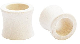 eeddoo Flesh Tunnel Weiß Holz