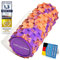 Body & Mind® Faszienrolle Massage-Rolle Fitnessrolle Sportrolle Therapierolle; Faszien-Training am Oberkörper, Nacken, Rücken, Beine, Waden & allen anderen Muskelgruppen; 33 x 14,5 cm; Orange-Lila