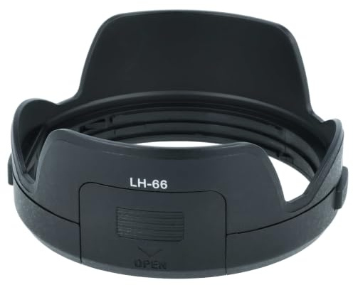 vhbw Paraluce compatibile con Olympus 12-40mm f/2.8 Micro Four Thirds 62 mm obiettivo nero, plastica, tulipano, 8 cm