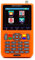 Digital Satfinder, V9 Digitaler Satelliten-Signalfinder mit eingebautem Li-Ionen-Akku, 3,5 Zoll LCD-Display, Full HD, 16-Bit, OSD 64 MB, 1 GB, DDR3, Unterstützung H.265(Orange)