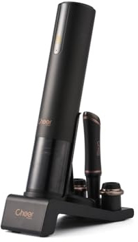Coffret SOMMELIER - Ensemble d'accessoires pour le vin automatique - CHEER MODA - Noir & Bronze