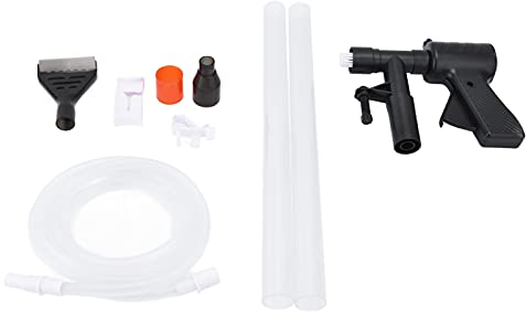 Wisecoco Multifunktionaler Pneumatischer Wasserabsorber, Kunststoff-Aquarium-Kiesreiniger, Wasserwechsler, Aquarium-Sandreiniger Mit Schlauch