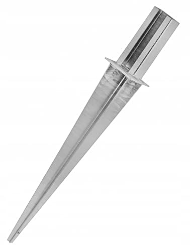 MiG-met - Einschlaghülse - Pfostenträger höhenverstellbar - 60x40mm - Einschlagbodenhülse - Bodenanker - Bodenhülse sonnenschirm - Erdspieße Metall sonnenschirm - Erdanker Legierter Stahl