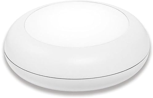 PRENDELUZ Dimmbares rundes LED-Licht mit Touch-Funktion zum Dimmen von RGB-Farben, Batterien 3 x AAA im Lieferumfang enthalten