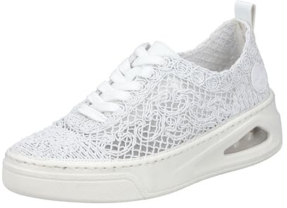 Rieker dam N6409 sneakers låg, vit, 39 EU, Vit, 39 EU