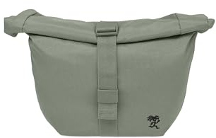 FUCHS & REBELL® Crossbody Fahrrad Tasche LUCA mit Rolltop (4,5-8L) | 3-Punkt-Gurt-System für mehr Stabilität, Robuste Magnetschnallen, Viele Fächer, Flexibles Volumen (4,5-8L)