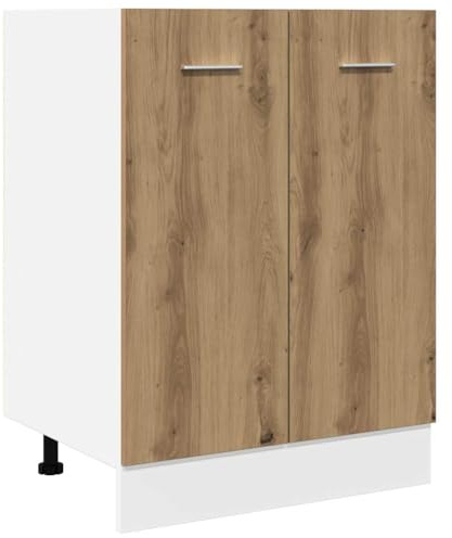vidaXL Unterschrank Lyon Artisan-Eiche 60x46x81,5 cm Holzwerkstoff