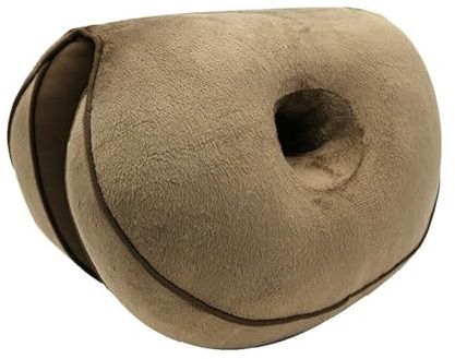 Dual Comfort Orthopedic Cushion Pelvis Pillow Lift HIPS Up Seat Cushion Multifunction, for Pressure Relief(Coffee)