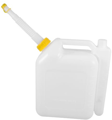 FONDOTIN Lot De 2 Bidons De Mélange D'huile Moteur pour Tronçonneuse 4 L Étanches Capacité pour Automobile