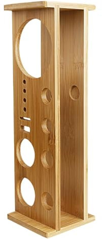 Cocktail Shaker Set Holder, Bartender Kit Storage Stand Trähållare för