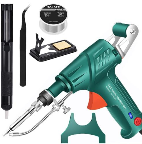 Outils De Soudage Laser Industriels à Chauffage Interne, Fer à Souder Laser Multifonction, Pistolet à Souder,Soudure Lasers Portable Pour MéTal, PréCise Et Facile à Utiliser.（Vert,Internal Heat）