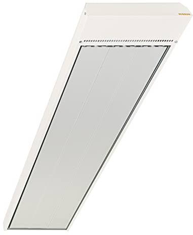 Ecosun S+ Infrarot Dunkelstrahler 3600W, 230/400V, IPX4, Industrie-Heizstrahler für Lagerhallen, Werkstätten, Garagen, Sporthallen