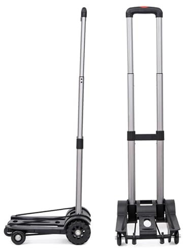 Chariot de Transport Pliable et Robuste de 50 kg, idéal pour Le Camping, Les Festivals, Le Jardinage et Les transpalettes.