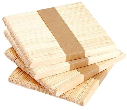 Bâton de cire 200 pièces pour l'épilation, bâtons de cire jetables en bois 5, 9 pouces, applicateur pour l'épilation du corps, abaisse-langue, bâtons Popsicle