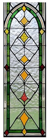 Fensterfolie bunt Vintage getöntes Fensterglas mit Anti-Peeping-Film, Anti-Licht, elektrostatisches Peeling für Zuhause(Color 3,60x120cm)