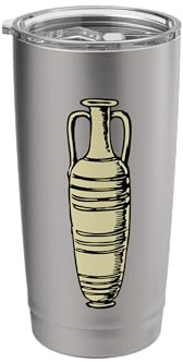 Ancient Greece Roman Empire Amphora Amphorae Vase Stainless Steel Insulated Tumbler
