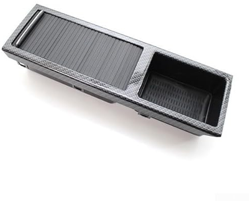 Für BMW E46 Getränkehalter-Halterung, kompatibel mit 3er-Serie-Modellen 1999 bis 2005 OEM 51168217953 51168217927 51168217957 (Carbon-Körnung)