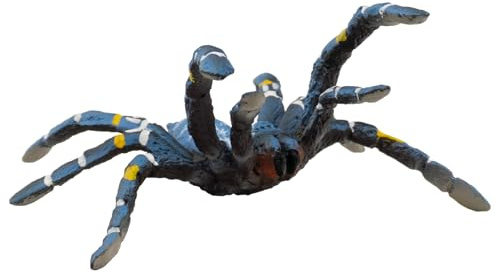 Bullyland 68459 - Spielfigur Blaue Ornamentvogelspinne, ca. 9,8 cm große Tierfigur, detailgetreu, PVC-frei, ideal als kleines Geschenk für Kinder ab 3 Jahren