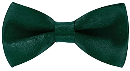 axy Kinderfliege, Jungen Fliege, bereits gebunden, Konfirmation verstellbar KFLI1 (Grün)