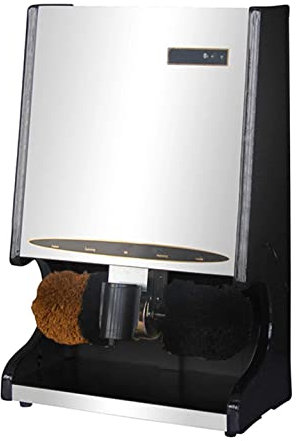 QHYXT Lucidascarpe a induzione Automatica, Macchina Hotel Hall Home Lustrascarpe Spazzola elettrica per Scarpe Macchina per Scarpe, applicata a lucidascarpe elettrica (C)