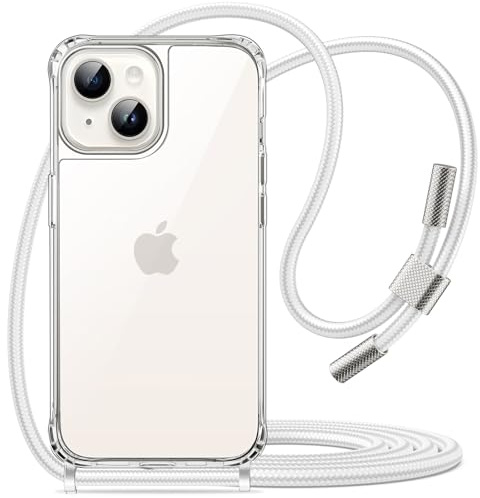 JETech Cover con Tracolla per iPhone 14 Plus, Galassia