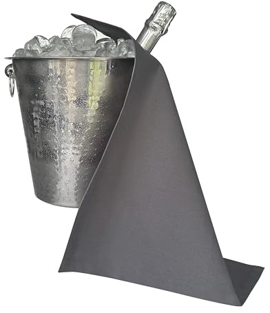 Original Bottle Cloth, 42 cm, Cotton, Corner Stitched Ring (Platinum, Pack of 1) | Luxury Fabric · Absorbent · 100% Recyclable · Machine Washable · Wringer Friendly