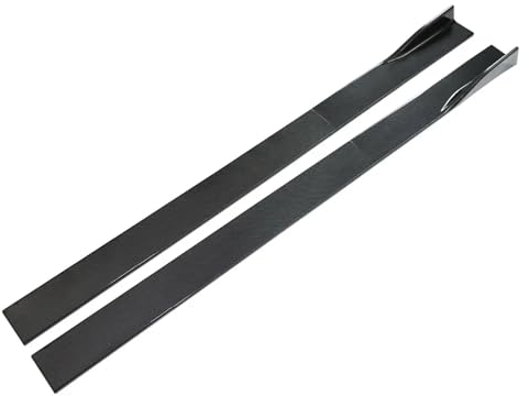Auto Seitenschweller F30 F80 F82 M4 F32 F36 E90 E92 F10 Seitenschweller Verlängerung Rocker Splitter Winglet Flügel Body Kit Autozubehör Auto Seitenrock Splitter (Farbe : 78.7in Carbon Look)