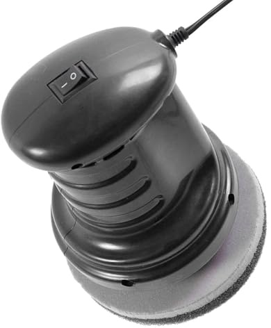 SIXRUN Lucidatrice per Auto, Mini Ceratrice per Auto 12V Lucidatura Ad Alta Efficienza Dettagli Macchina per la Rimozione dei Graffi Ceratrice per Auto Portatile Elettrica (Black)