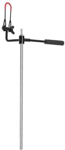 Topyond Tige d'extension de tarière pour perceuse à Glace, Extension de poignée de tarière à Glace Durability, Outil de Forage extérieur 70 cm Construction Robuste en Acier allié