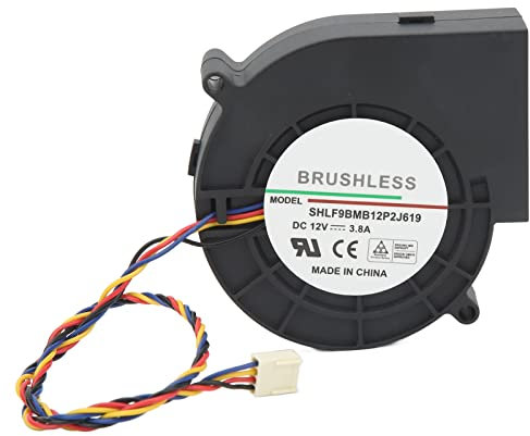 Ventilateur Centrifuge, Ventilateur à 7000 Tr/min DC 12 V 3,8 A DC avec Double Roulements à Billes pour Stations de Base de Communication