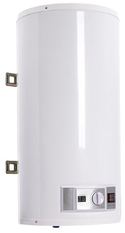 Chauffe-eau électrique pour réservoir - Pour montage mural - 50 l - Puissance de chauffage jusqu'à 75 °C - Pour cuisine, salle de bain - Blanc - 50 l