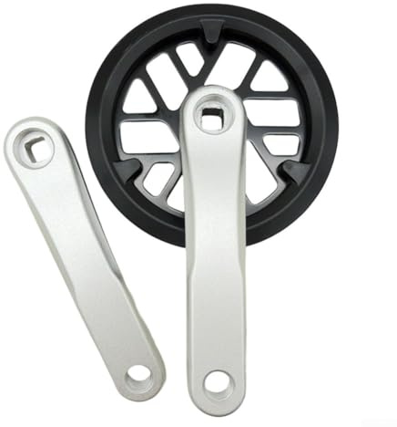 Leichte Kurbelgarnitur aus Aluminiumlegierung für Kinder-Falträder, 32 Zähne, passend für 127 mm Kurbeln (32 x 152 mm)