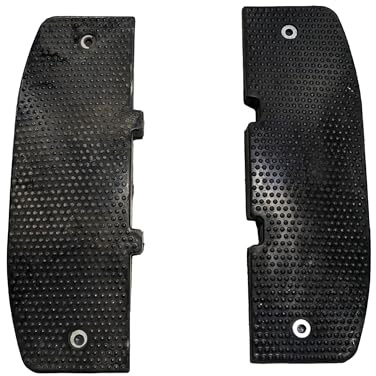 EBER SIGN - Pack 2 Terminaciones Macho y Hembra para Banda Reductora de Velocidad 50 mm | Fabricado en Caucho | Medidas 225x600x50 mm | Badén Reductor para Parking, Garaje y Vía Privada