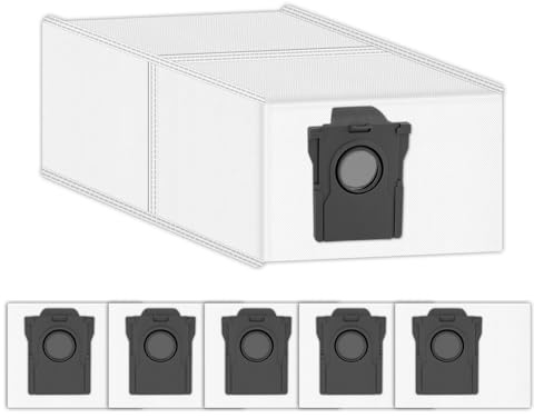 (6 pièces) P50 Pro Ultra Sacs à poussière de rechange pour aspirateur robot Mova P10 Pro Ultra/ P10 Ultra/ S20 Ultra avec station de vidage automatique, grande capacité, sacs à poussière