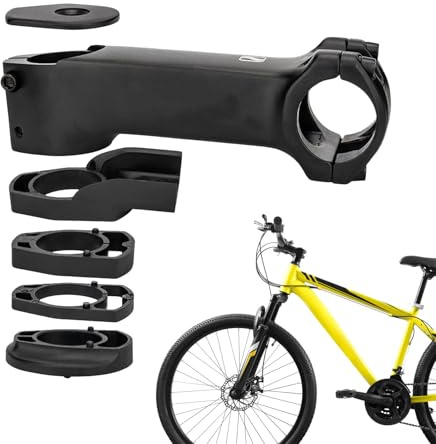 Casquillo para manillar de bicicleta, casquillo de bicicleta de carretera de aleación de aluminio, pasacables interior, ángulo de 7 grados para de larga distancia y senderismo en montaña