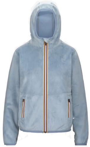 Veste réversible en velours polaire - Doublure molletonnée - Bleu - Femme - K-WAY FR