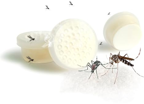 Appât Moustique avec Pheromone CO2 Compatible avec Biogents Piège et Lampe Anti-Moustique Électrique - Recharge Attractif pour Appareil Extérieur (4)