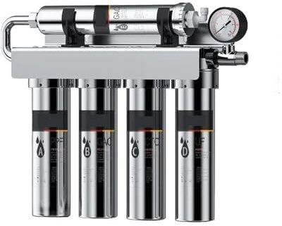 Système D'osmose Inverse Niveau 5, Préfiltre D'eau Potable Domestique, Évier De Cuisine En Acier Inoxydable Électrique Argent Avec un taux de purification élevé