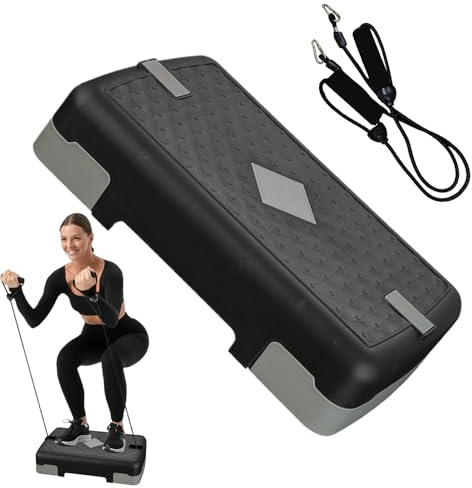 Ranley Stepper für Übungen, multifunktional, tragbar, vielseitig, rutschfest, für Sport, drinnen und draußen