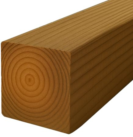 3x3 (75 x 75mm) Treated Timber Wood Outdoor Wood Battens Garden Trellis Fence Posts Fencing Roof Roofing Tile 3 x 3 3x3 (4, 240cm)